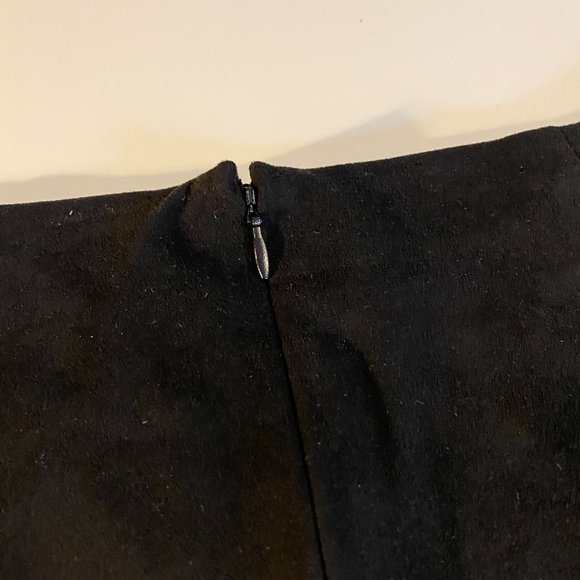 Black Forever 21 Suede Fringe Shorts - Picture 5 of 5